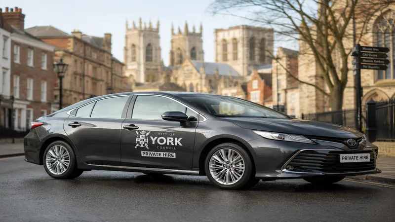 Saloon private hire vehicle for hire in Leeds, Bradford and York